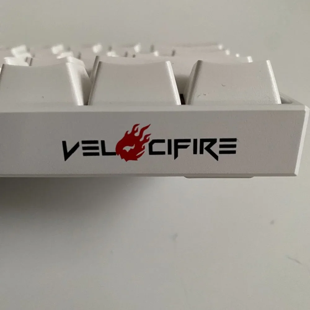 Velocifire Ergonomic Retro Looking Mechanical Keyboard With USB Cord TKL61WS M1